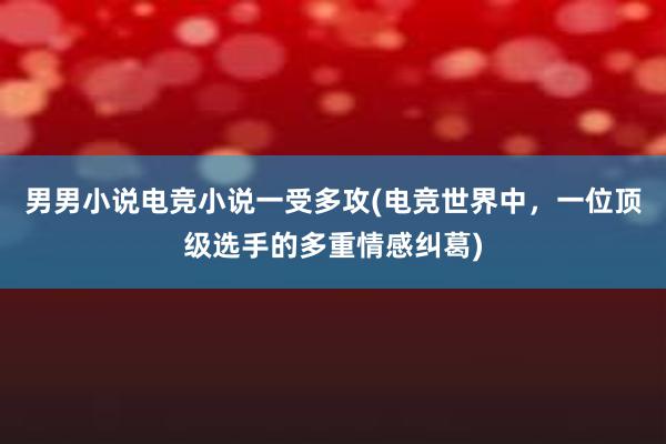 男男小说电竞小说一受多攻(电竞世界中，一位顶级选手的多重情感纠葛)