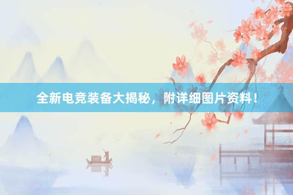 全新电竞装备大揭秘，附详细图片资料！