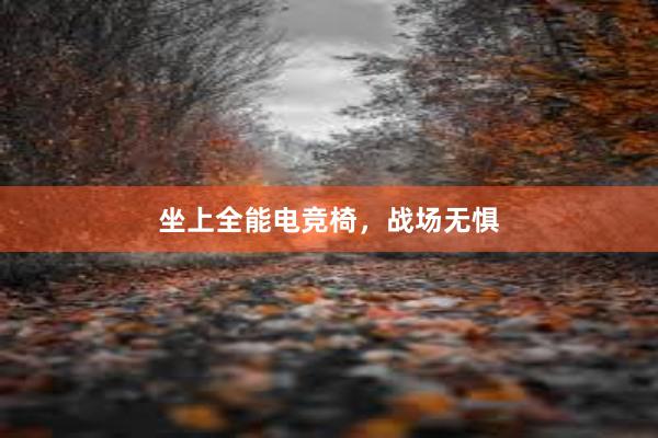 坐上全能电竞椅，战场无惧